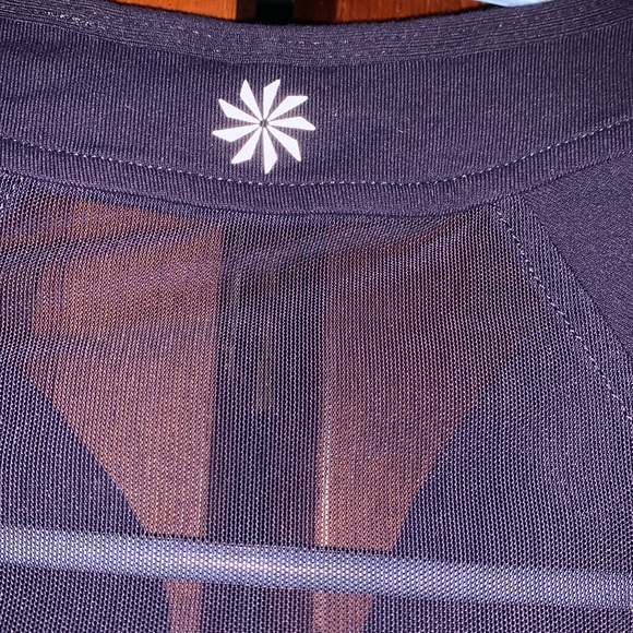 Athleta Dark Blue & Green Mesh Full Tilt Zip up Jacket Small - Picture 5 of 10